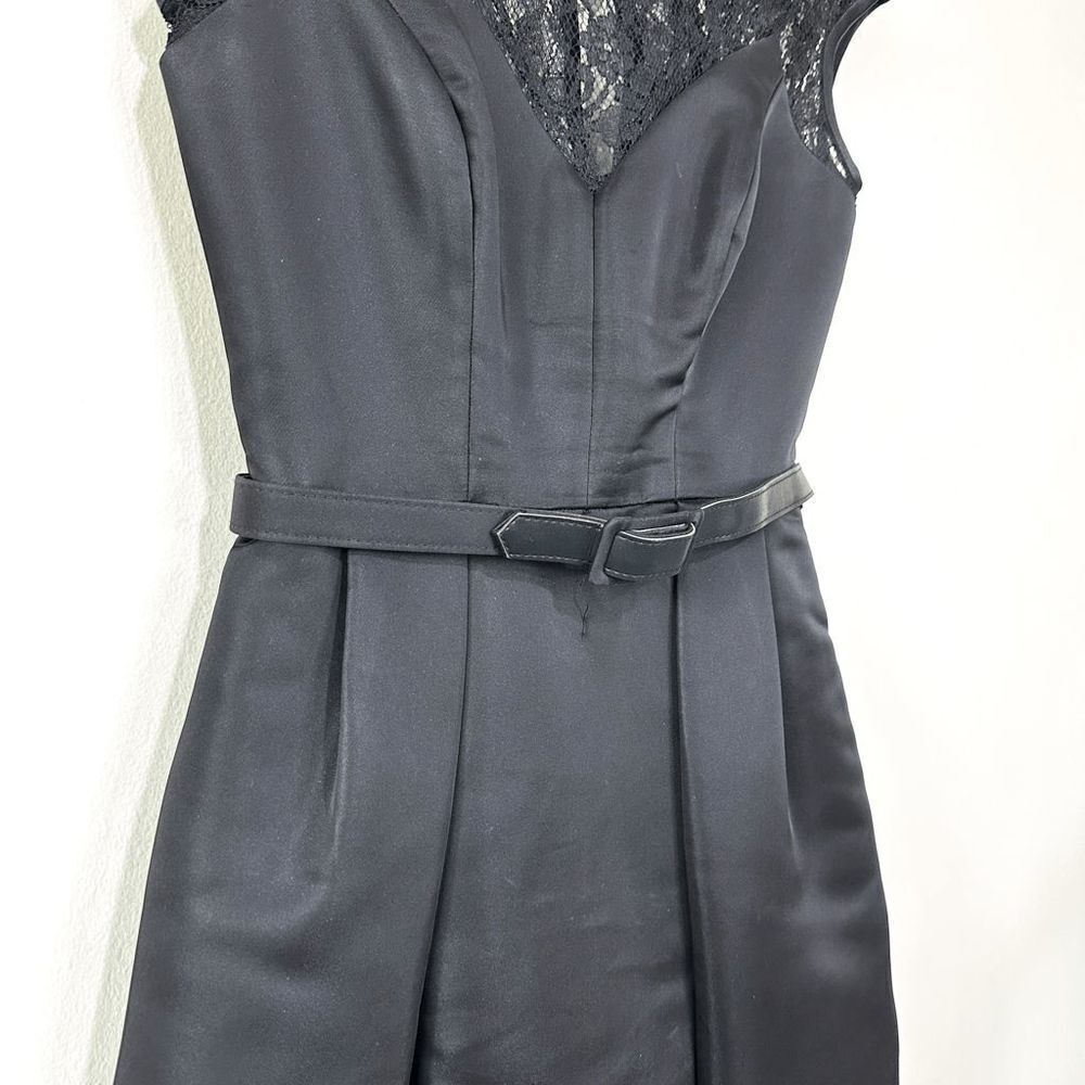 THEIA Lace Pattern Mini Dress - Picture 11 of 13